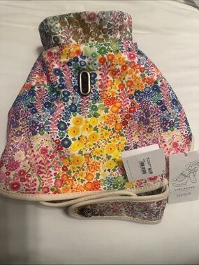 Kurt Geiger Canvas Floral Patchwork Dog Coat in Multicolor Floral
